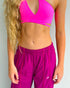 NATION JOGGERS - Plum/Pink